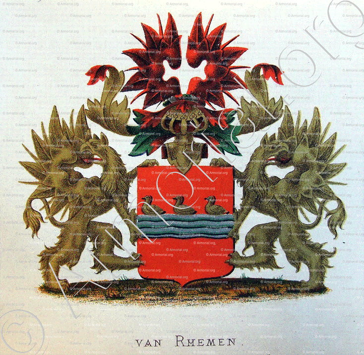 van RHEMEN _Wapenboek van den Nederlandschen Adel door J.B.Rietstap 1883 1887_Nederland