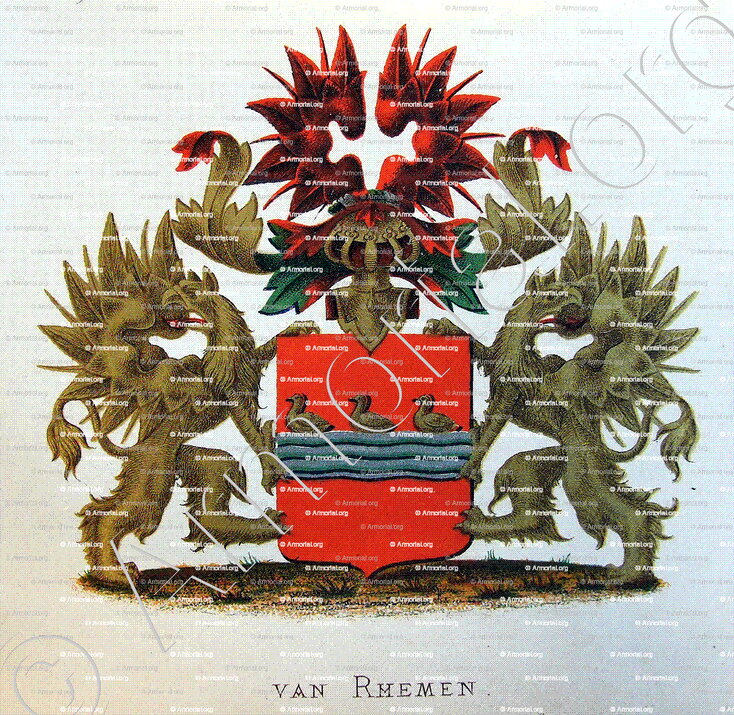 van RHEMEN _Wapenboek van den Nederlandschen Adel door J.B.Rietstap 1883 1887_Nederland
