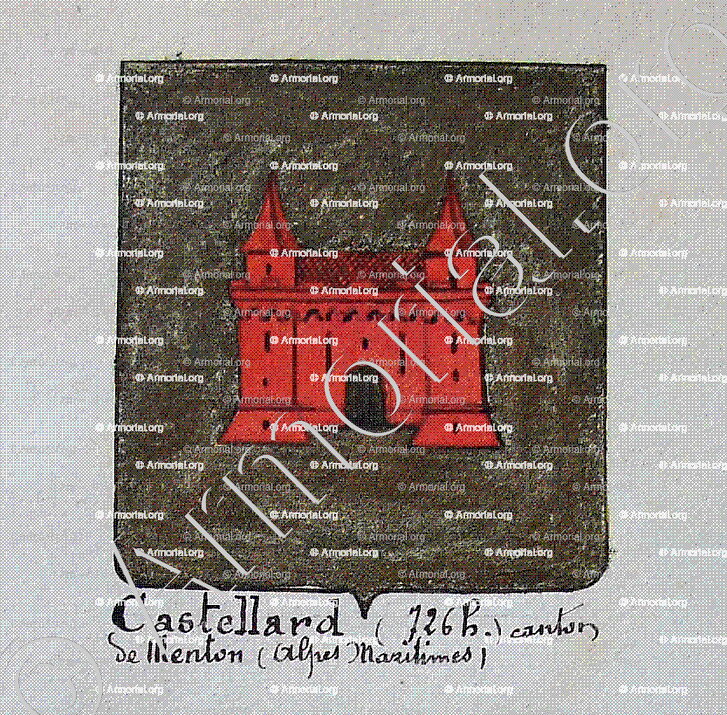 CASTELLARD_Armorial Nice. (J. Casal, 1902) (Bibl. mun. de Nice)_France (i)