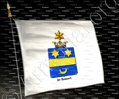 drapeau-DE BONAERT_Armorial royal des Pays-Bas_Europe