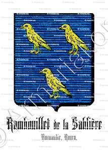 RAMBOUILLET de la SABLIÈRE