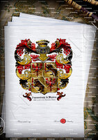 velin-d-Arches-FOURMESTRAULX de WAZIERES_Noble en 1623 et 1670, Tournaisis, Comté de Flandre._France Belgique 