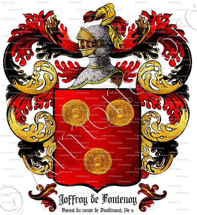 JOFFROY de FONTENOY_Vassal du comte de Vaudémont, 14e s. (Lorraine)_France (1)