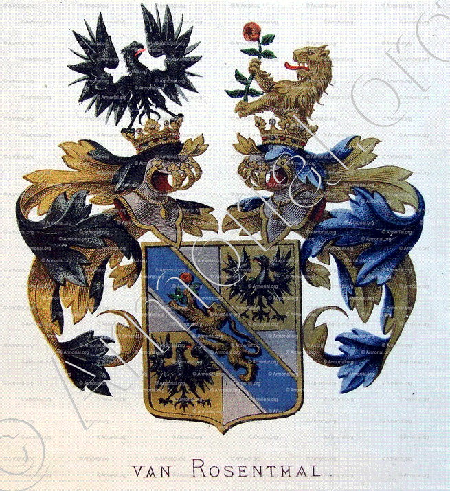 van ROSENTHAL _Wapenboek van den Nederlandschen Adel door J.B.Rietstap 1883 1887_Nederland