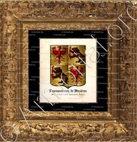 cadre-ancien-or-FOURMESTRAULX de WAZIERES_Noble en 1623 et 1670, Tournaisis, Comté de Flandre._France Belgique (2)