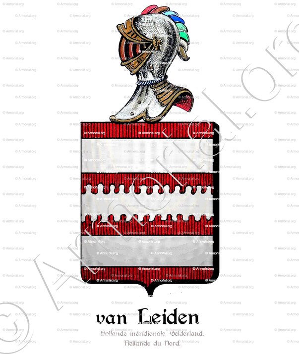 van LEIDEN_Hollande méridionale, Gelderland, Hollande du Nord._Nederland (1)+