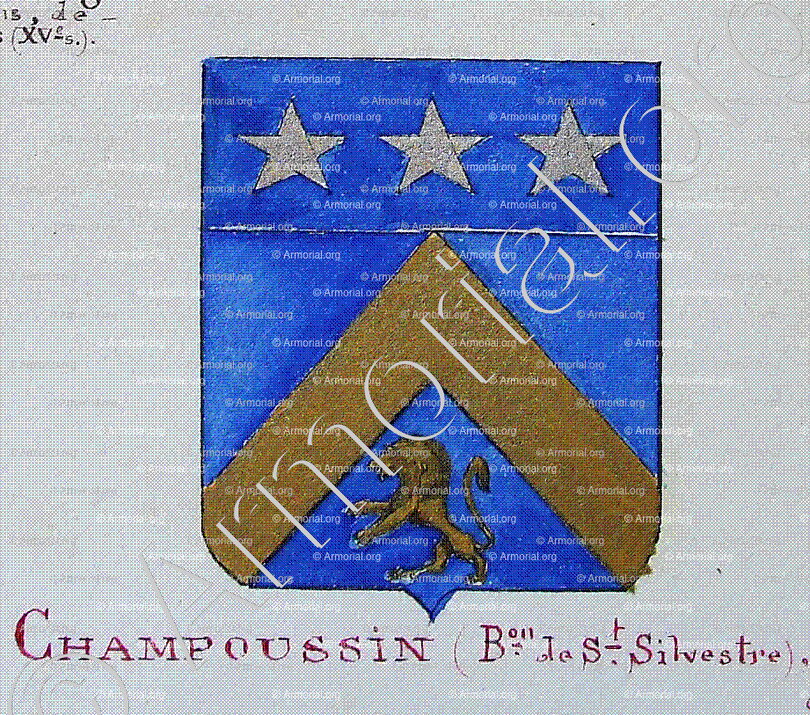 CHAMPOUSSIN baron de Saint-Silvestre_Armorial Nice. (J. Casal, 1902) (Bibl. mun. de Nice)_France (i)