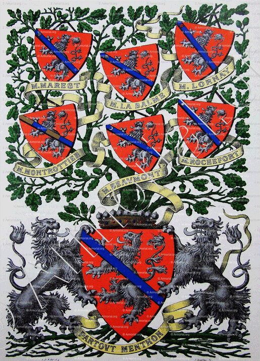 de MENTHON MENTHON_Armorial et Nobiliaire de Savoie. (Cte de Foras)_France 