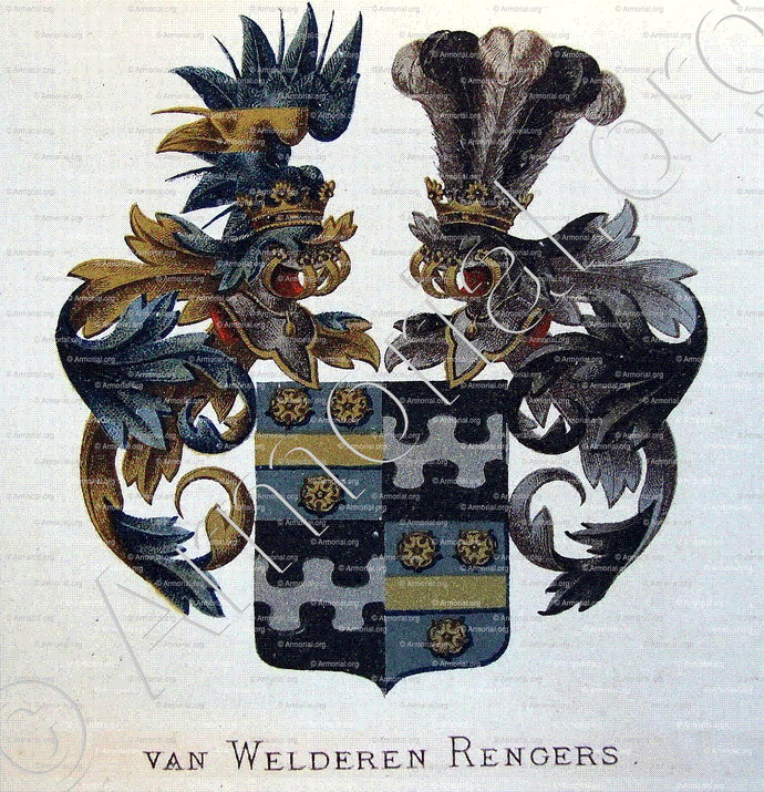 Van WELDEREN RENGERS_Wapenboek van den Nederlandschen Adel door J.B.Rietstap 1883 1887_Nederland