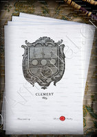 velin-d-Arches-CLEMERY_Lorraine, Anobli en 1653._France ()