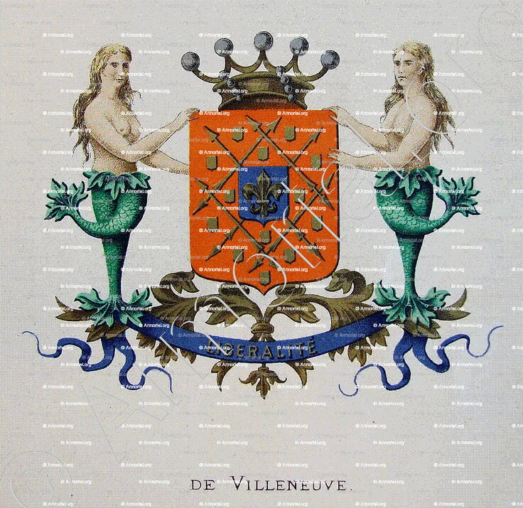 VILLENEUVE_Wapenboek van den Nederlandschen Adel door J.B.Rietstap 1883 1887_Nederland