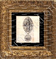 cadre-ancien-or-ROLLAINCOURT_Champagne (Marie de Rollaincourt dame de Dampierre)._France