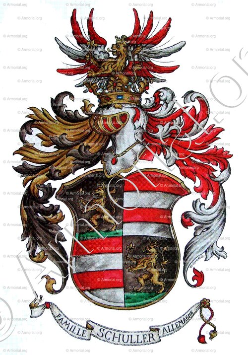 SCHULLER_Thuringen, Nordrhein Westfalen, Rheinland Pfalz (Armorial Daniel Sandoz, 1996)