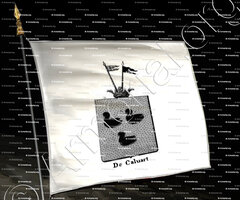 drapeau-DE CALUART_Armorial royal des Pays-Bas_Europe