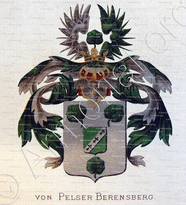 Von PELSER BERENSBERG_Wapenboek van den Nederlandschen Adel door J.B.Rietstap 1883 1887_Nederland