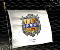 drapeau-CLEMERY_Lorraine, 1653._France (1)