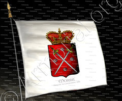 drapeau-MORRA_Sicilia. Principe di Castrorano 1681._Italia (i)