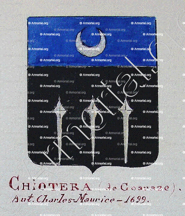 CHIOTERA (de Coaraze)_Armorial Nice. (J. Casal, 1902) (Bibl. mun. de Nice)_France (i)