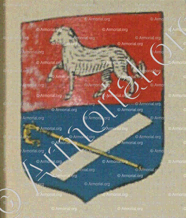 N. Abbé d'Altorff (Alsace)_Blason enregistré sous le règne de Louis XIV_France 