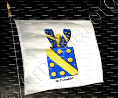 drapeau-DE CARONDELET_Armorial royal des Pays-Bas_Europe