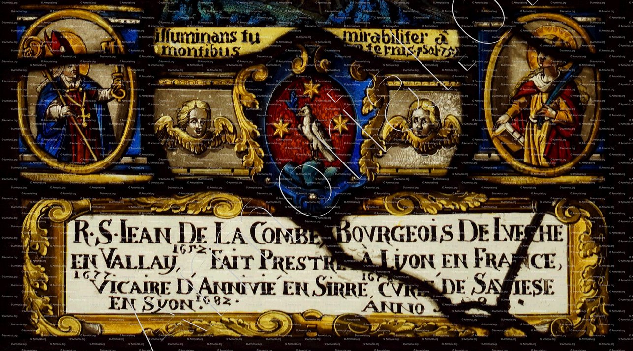 De LA COMBE_Armoiries. Vitrail. Musée d'Art et d'Histoire de Genève (2)