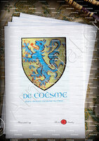 velin-d-Arches-de COÈSME_Noblesse d'Anjou. Maison d'ancienne chevalerie du Maine, alliée en Poitou_France