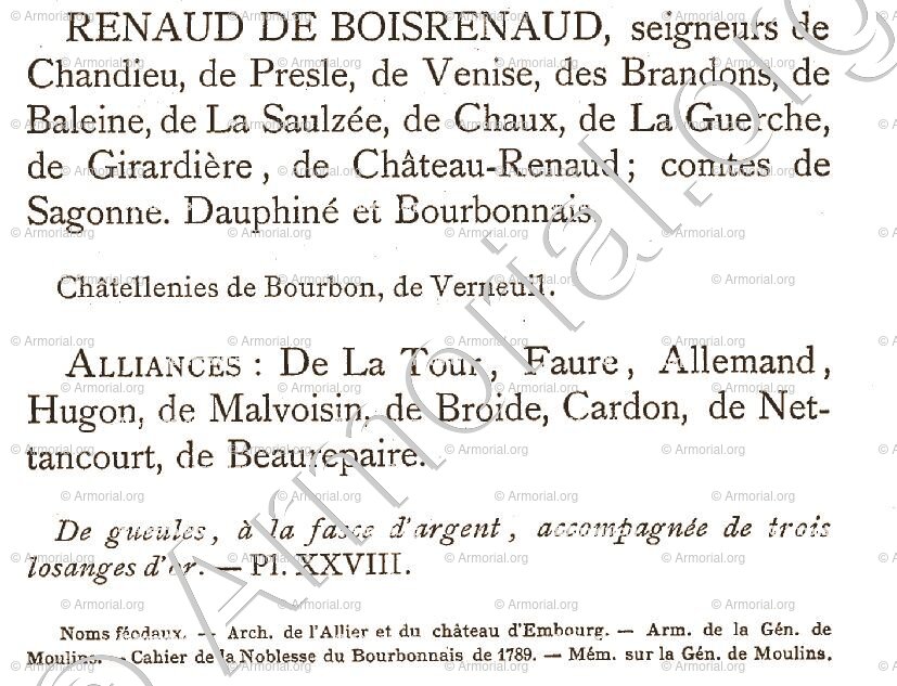 RENAUD de BOISRENAUD