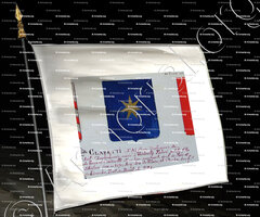 drapeau-CLARETTI (d'Aiglun, Dosfraire)_Armorial Nice. (J. Casal, 1902) (Bibl. mun. de Nice)_France (i)