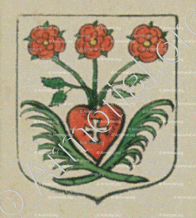 CHAGUE (Alsace)_Blason enregistré sous le règne de Louis XIV_France (1)