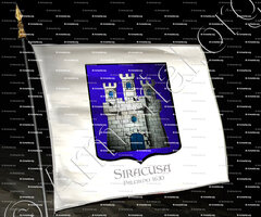 drapeau-SIRACUSA_Sicilia. Palermo 1630. Sicilia._Italia (i)