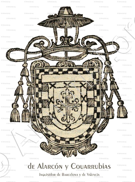 de ALARCÓN y COUARRUBIAS_Inquisidor de Barcelona y de Valencia._España