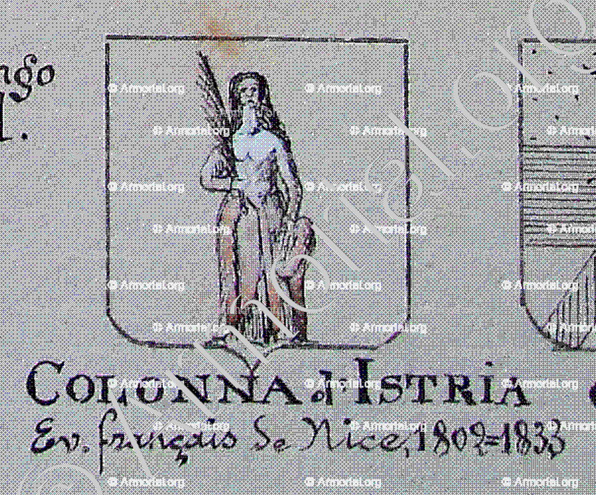 COLONNA d'ISTRIA_Armorial Nice. (J. Casal, 1902) (Bibl. mun. de Nice)_France (i)