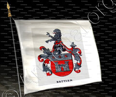 drapeau-BATTIER_Wappenbuch des Stadt Basel. Meyer Kraus, 1880_Schweiz