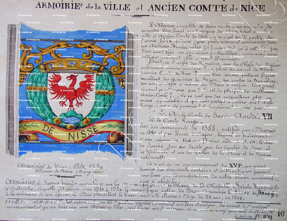 Comté de NICE_Armorial Nice. (J. Casal, 1902) (Bibl. mun. de Nice)_France (i)