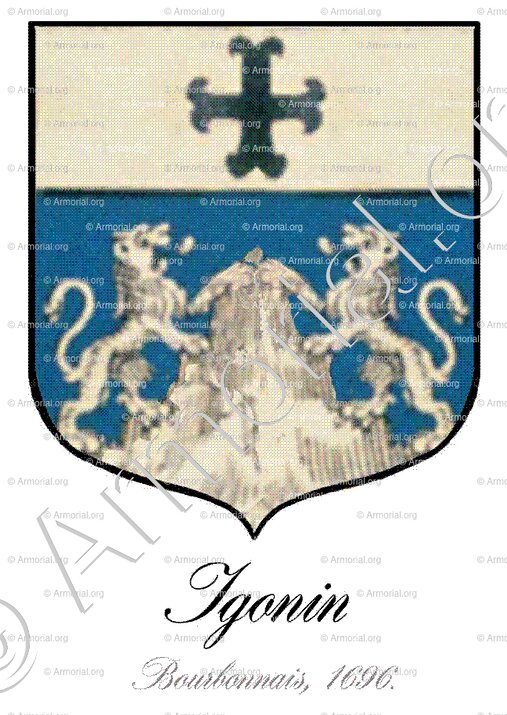 IGONIN_Bourbonnais, 1696._France