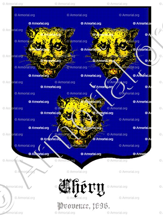 CHÉRY_Provence, 1696._France (2)