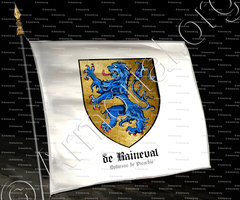 drapeau-de RAINEVAL_Noblesse de Picardie_France