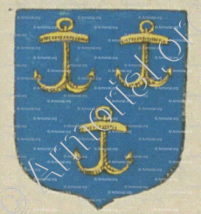 CLASSE (La Rochelle)_Blason enregistré sous le règne de Louis XIV._France