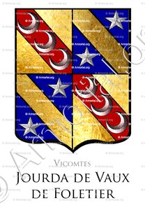JOURDA de VAUX de FOLETIER (Vicomtes)