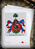 velin-d-Arches-BAUMGARTNER_Wappenbuch des Stadt Basel. Meyer Kraus, 1880_Schweiz (ii)