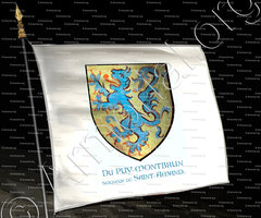 drapeau-Du PUY-MONTBRUN_Dauphiné, Rouergue, Seigneur de Saint-Amand._France (1)