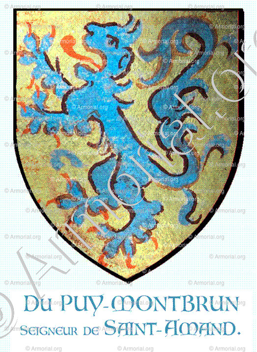Du PUY-MONTBRUN_Dauphiné, Rouergue, Seigneur de Saint-Amand._France (1)