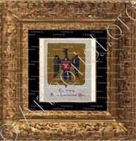 cadre-ancien-or-COTTA seigneurs de Lucéram_Comté de Nice_États de Savoie