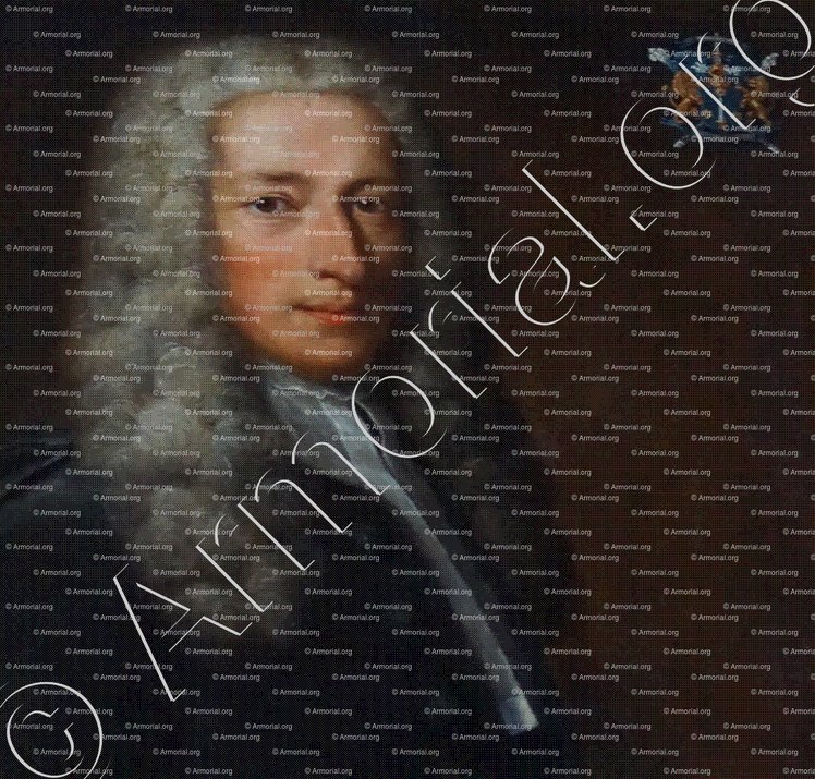 GALIFFE_Jean G. Portrait et armoiries. 1754. Musée d'Art et d'Histoire de Genève._Suisse (i)