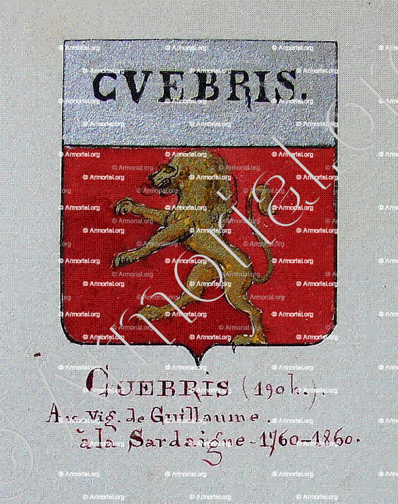 CUEBRIS_Armorial Nice. (J. Casal, 1902) (Bibl. mun. de Nice)_France (i)