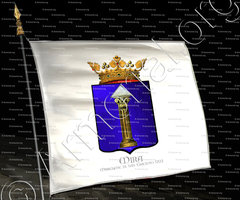 drapeau-MIRA_Marchese di san Giacinto 1703. Sicilia._Italia (i)