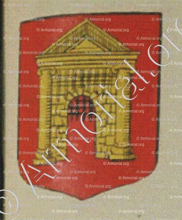 de la PORTE (Alsace)_Blason enregistré sous le règne de Louis XIV_France (1)