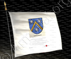 drapeau-(impression A4) CHARBONNIER (or argent) texte