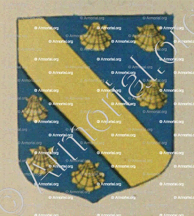 N. femme de REINACH (Alsace)_Blason enregistré sous le règne de Louis XIV_France 