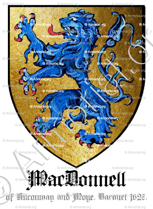 MACDONNEL DE MOYE_Baronet 1627._Irlande (1)